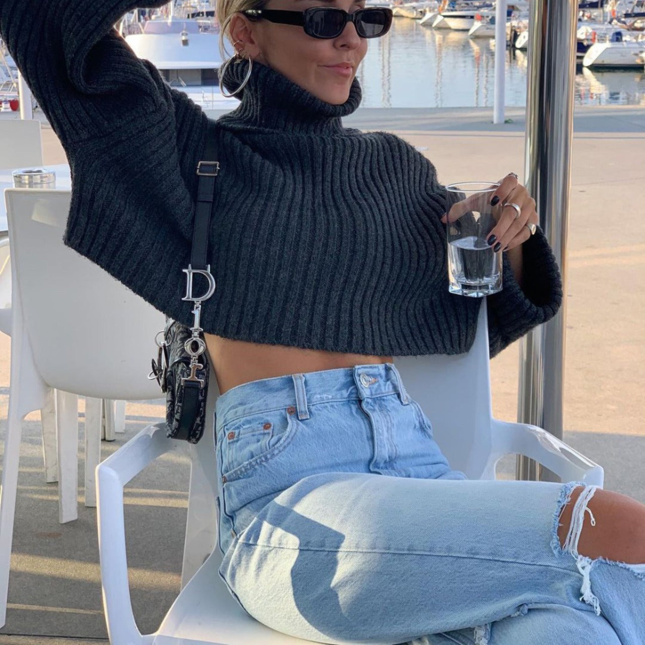 NIKONOROVA - Destroyed Raw Hem Denim
