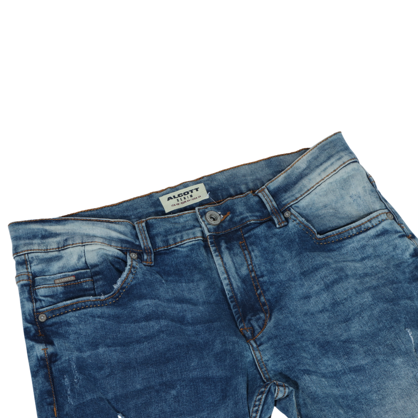 ALCOTT - Solid denim desitress slim
