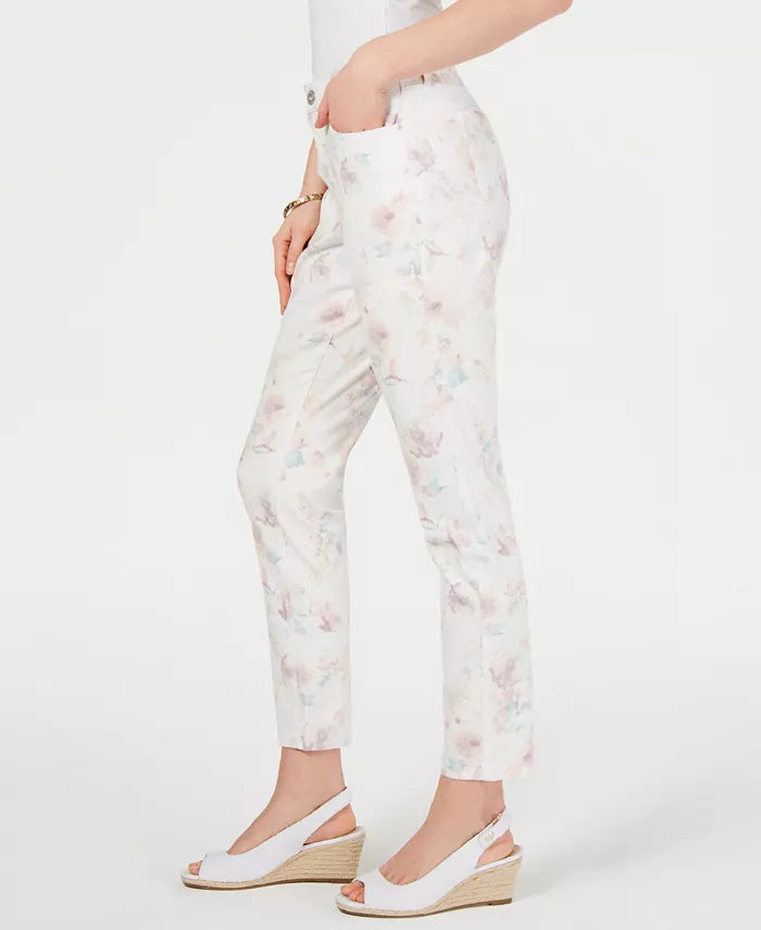 STYLE & CO - Floral-Print Skinny Jeans