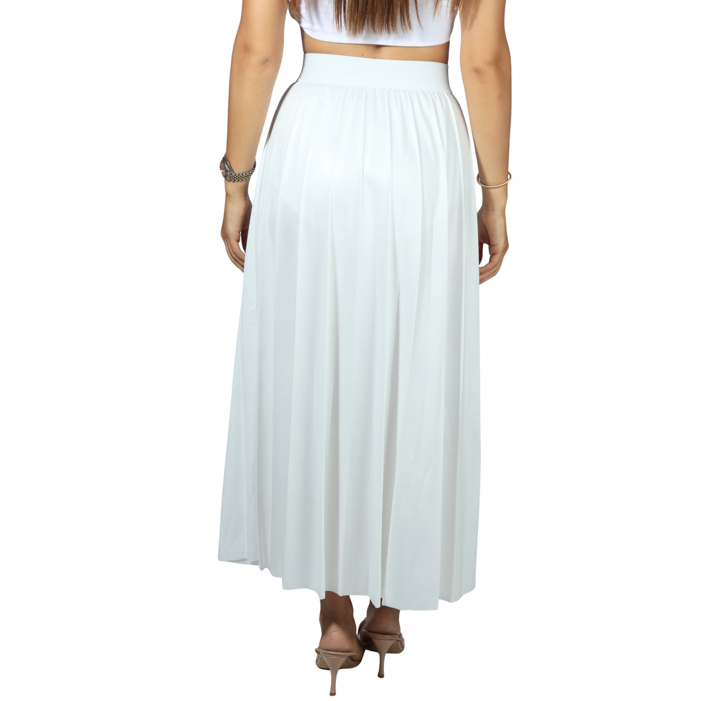 SHEIN - Solid Color Skirt