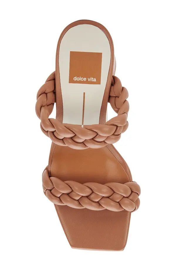 DOLCE VITA - Braided Double Strap High Heel Sandals