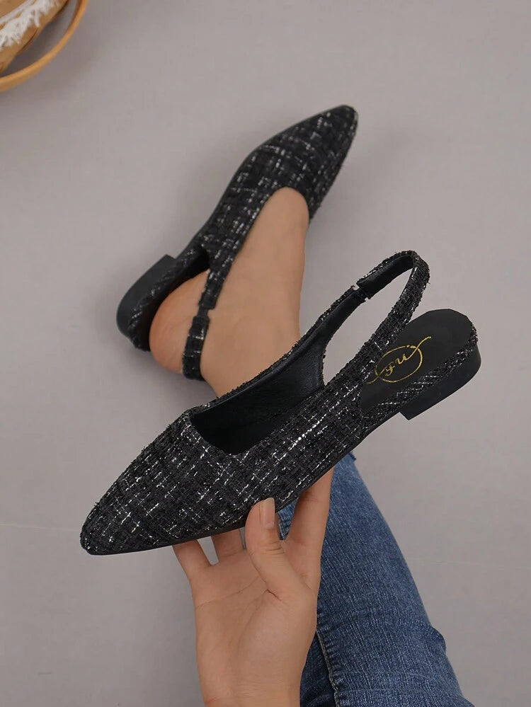 SHEIN - Pointed-Toe Slipper