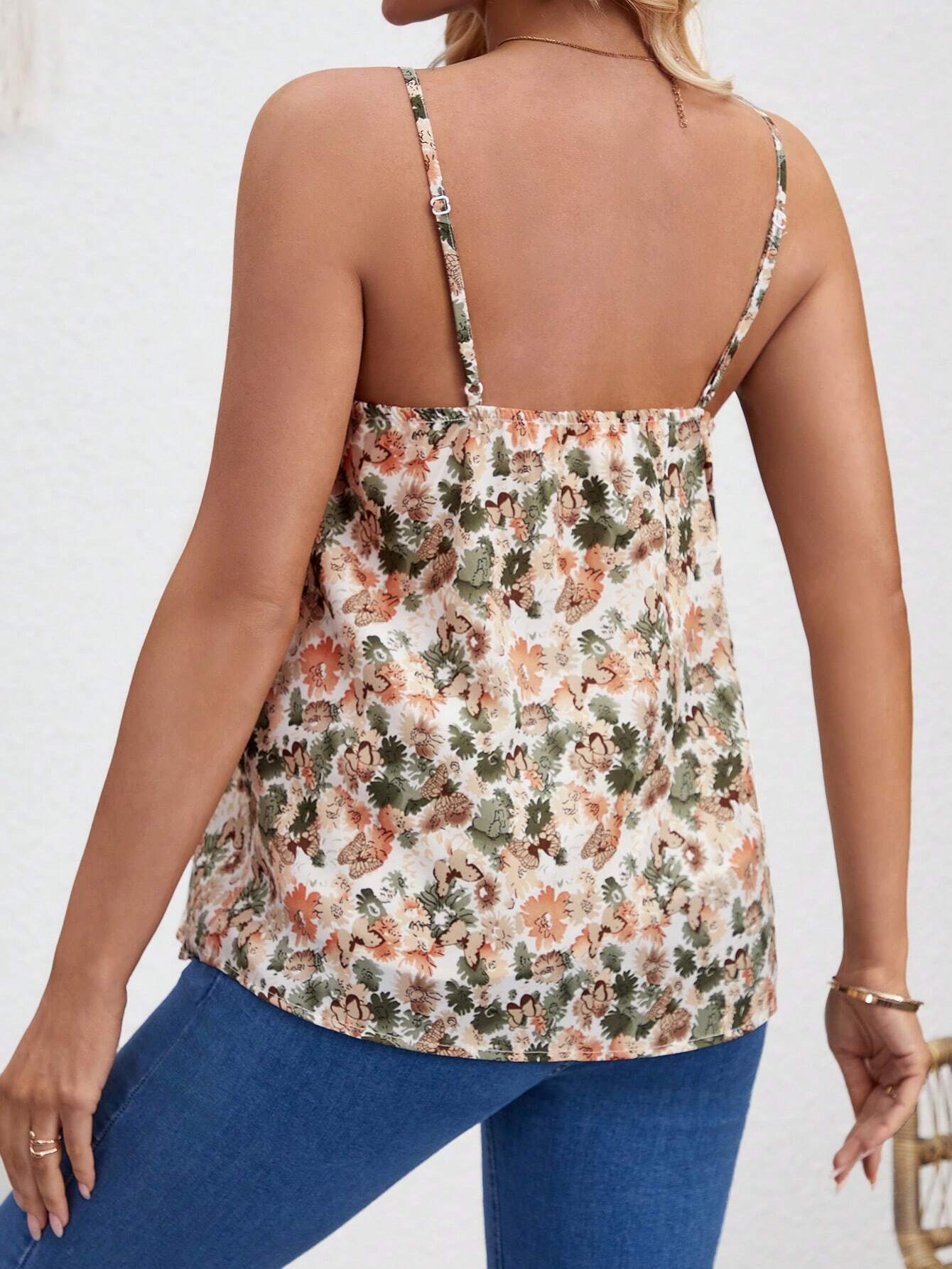 SHEIN - Maternity Floral Print Cami Top