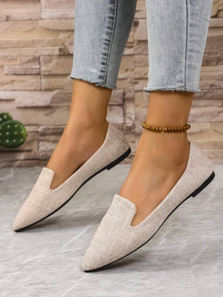 SHEIN - Breathable Hollow Out Casual Flat Loafers