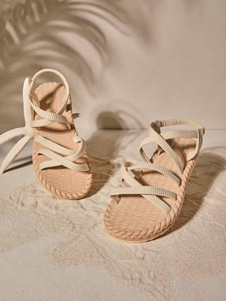SHEIN - Criss Cross Sandal
