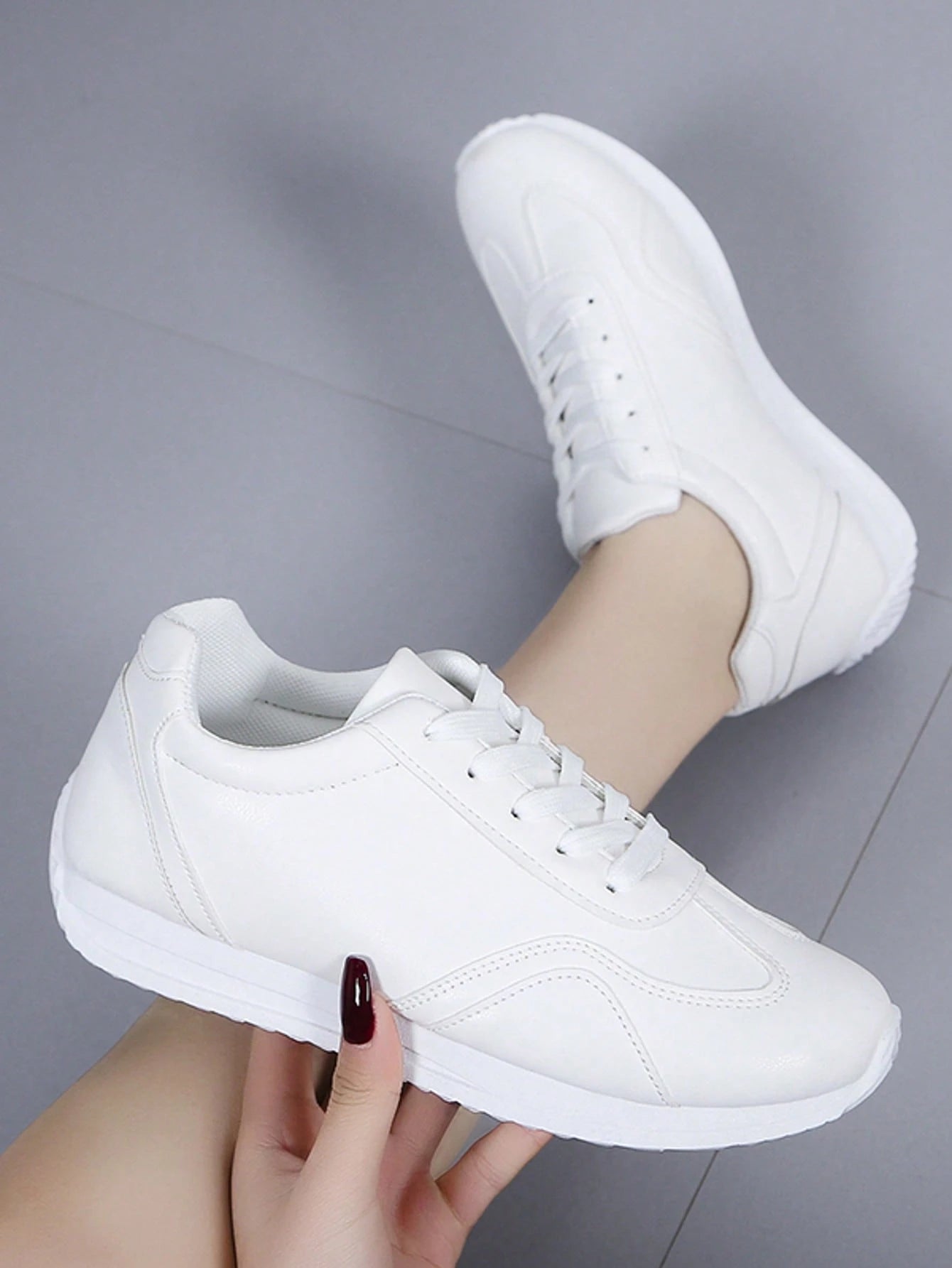 SHEIN - Versatile Sneakers with Round Toe