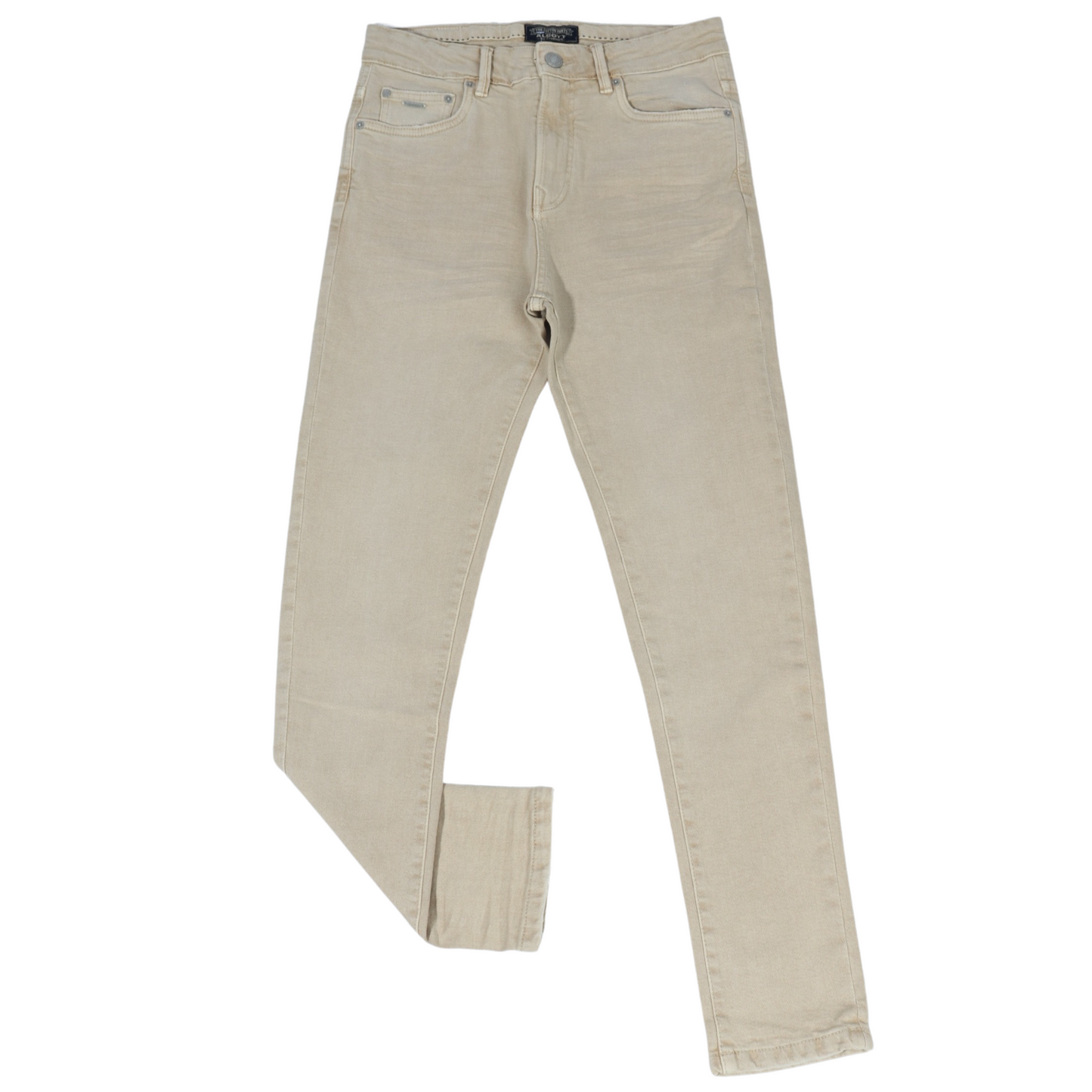 ALCOTT - Skinny Fit Cotton Trousers