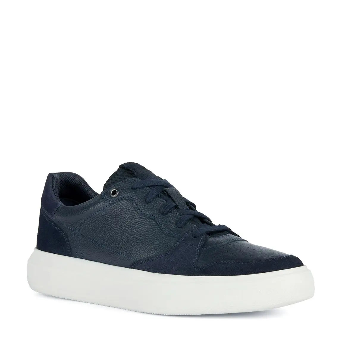 GEOX - Deiven Leather Sneakers