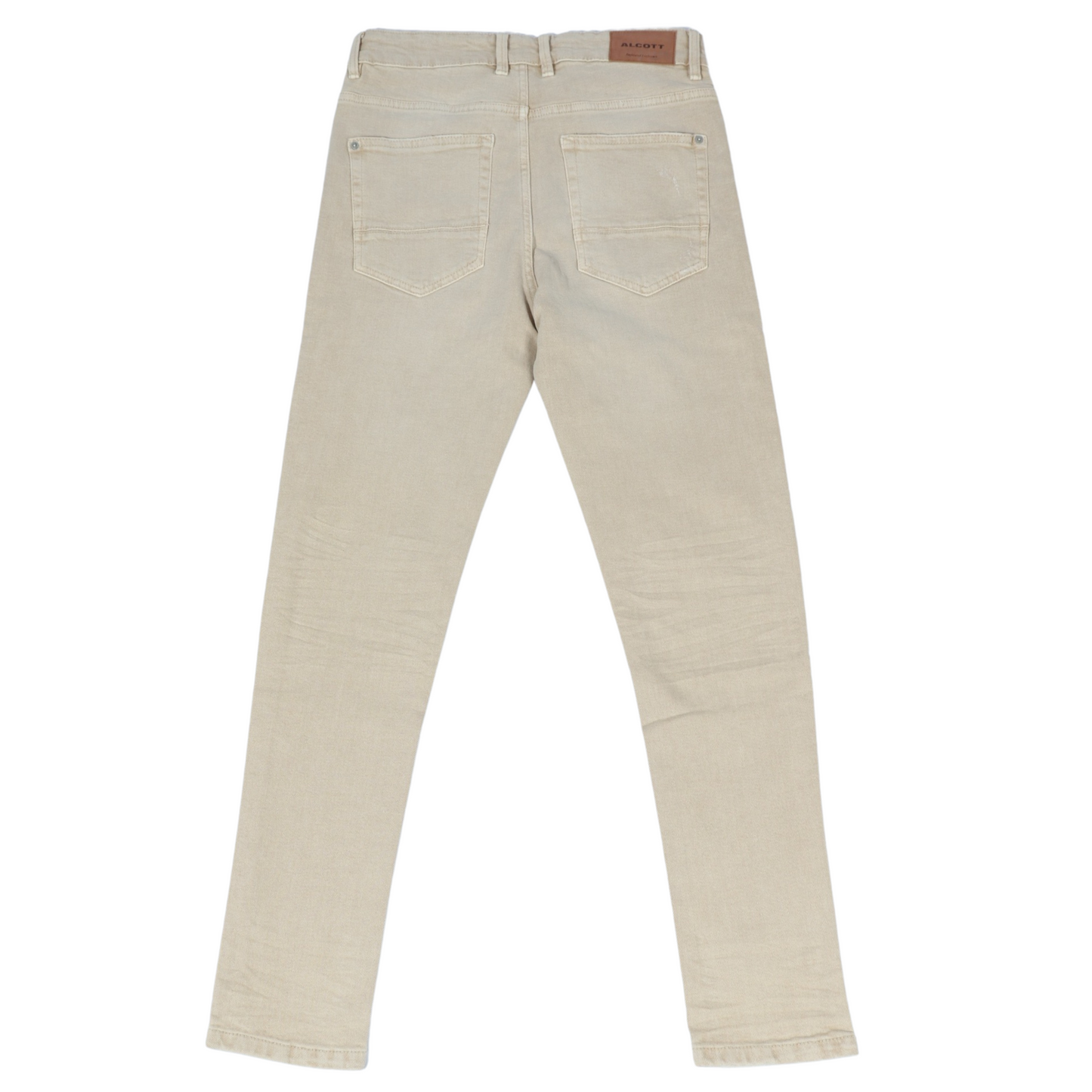 ALCOTT - Skinny Fit Cotton Trousers