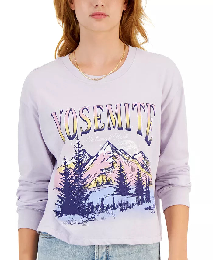 REBELLIOUS ONE - Long-Sleeved Yosemite Graphic Blouse