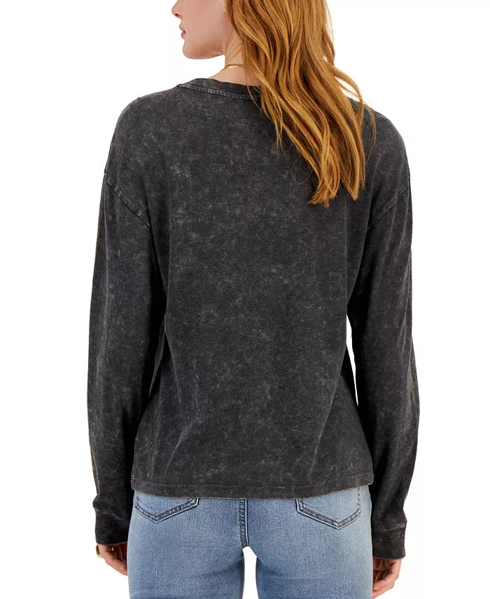 REBELLIOUS ONE - Butterfly Long-Sleeve Blouse