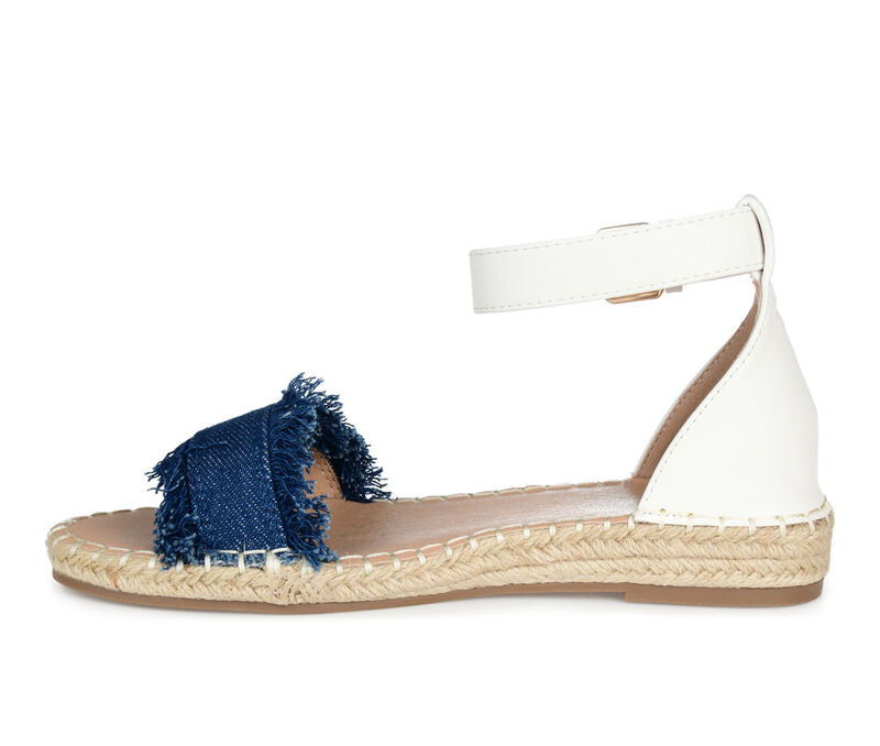 JOURNEE COLLECTION - Espadrille Denim Sandals