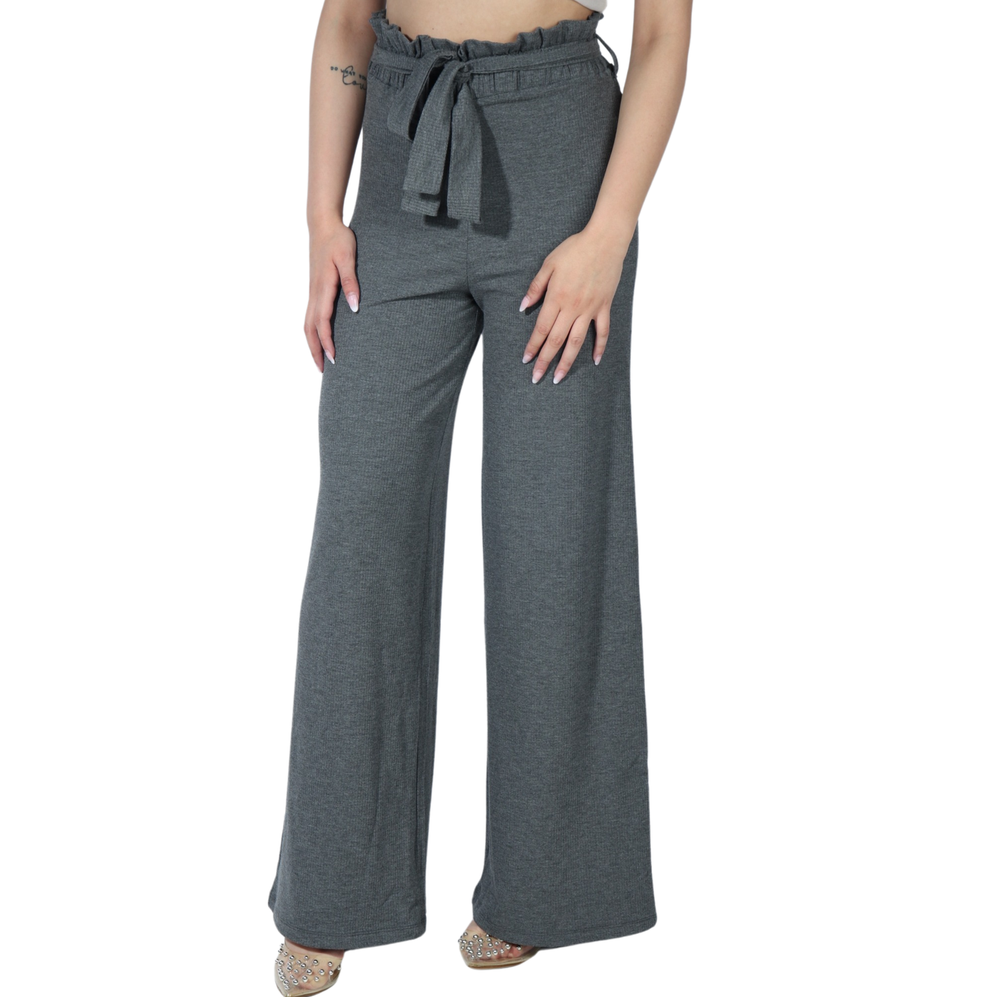 ALCOTT - Wide Leg Pants With Tie