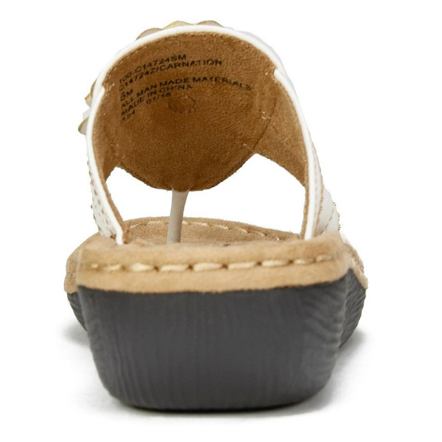 WHITE MOUNTAIN - Carnation Faux Leather Slide slippers