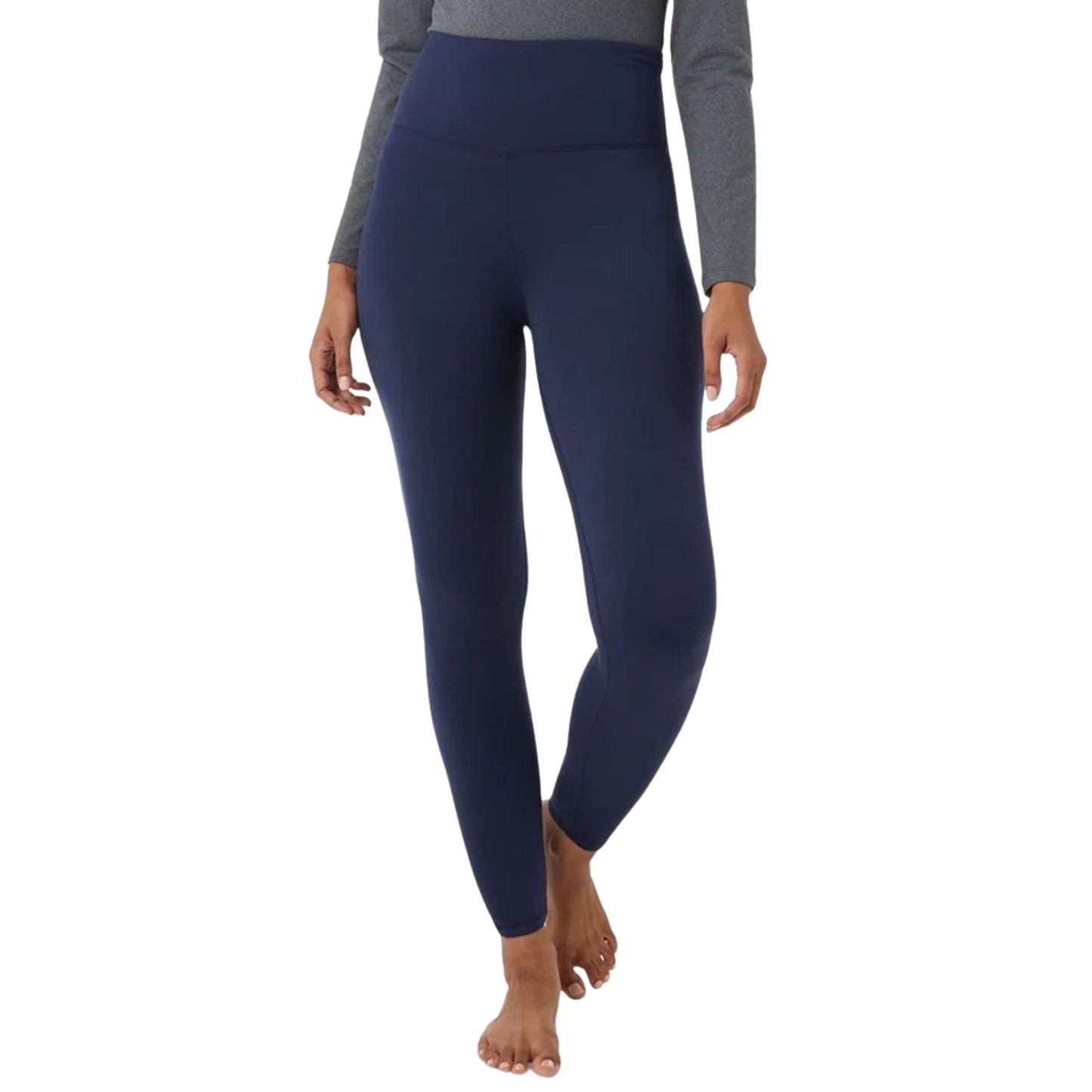 32 HEAT Womens sports XL / Navy 32 HEAT - Fleece-Lined Full-Length Pull-on Leggings