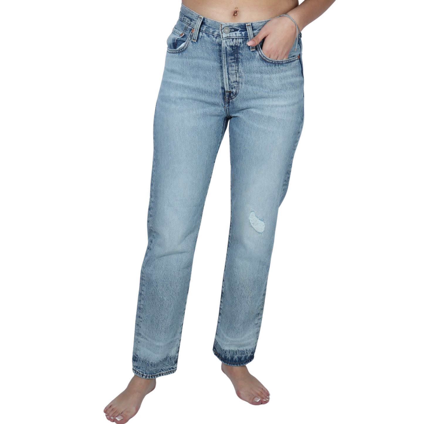 LEVI'S - Med Rise Sold Color Denim