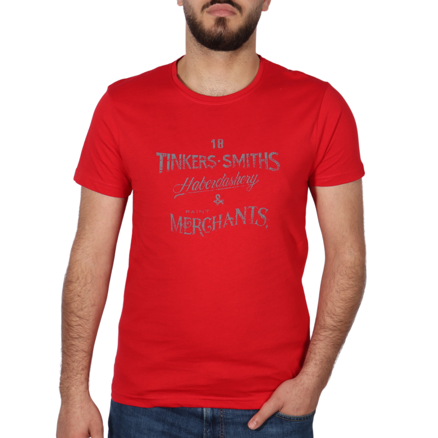TOMIS JEANS - Printed Crew Neck T-Shirt