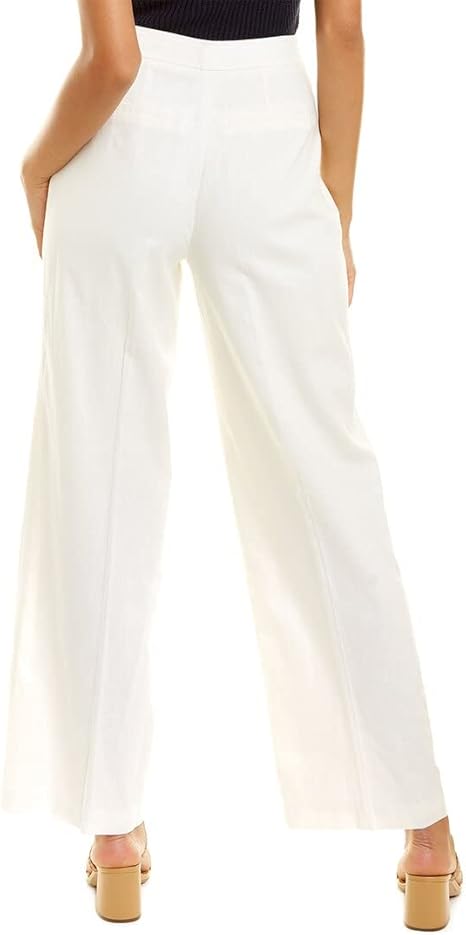 ANNE KLEIN - Fly Front Wide Leg Trouser- Clearance