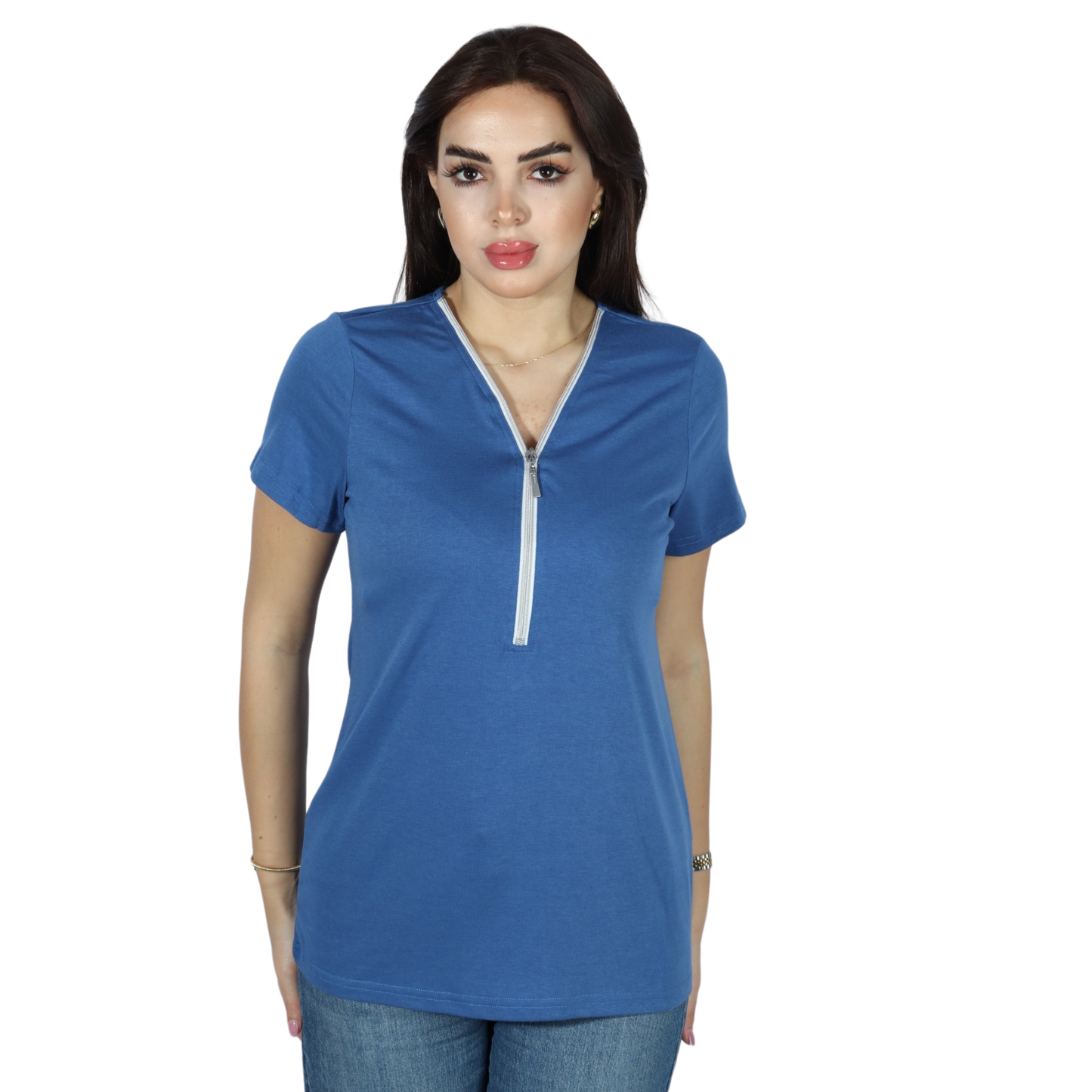 1/2 Zipper T-Shirt