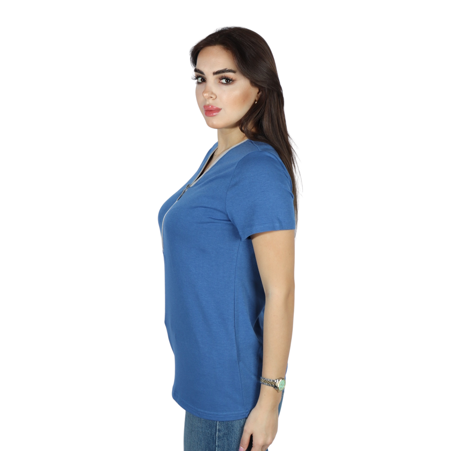 1/2 Zipper T-Shirt