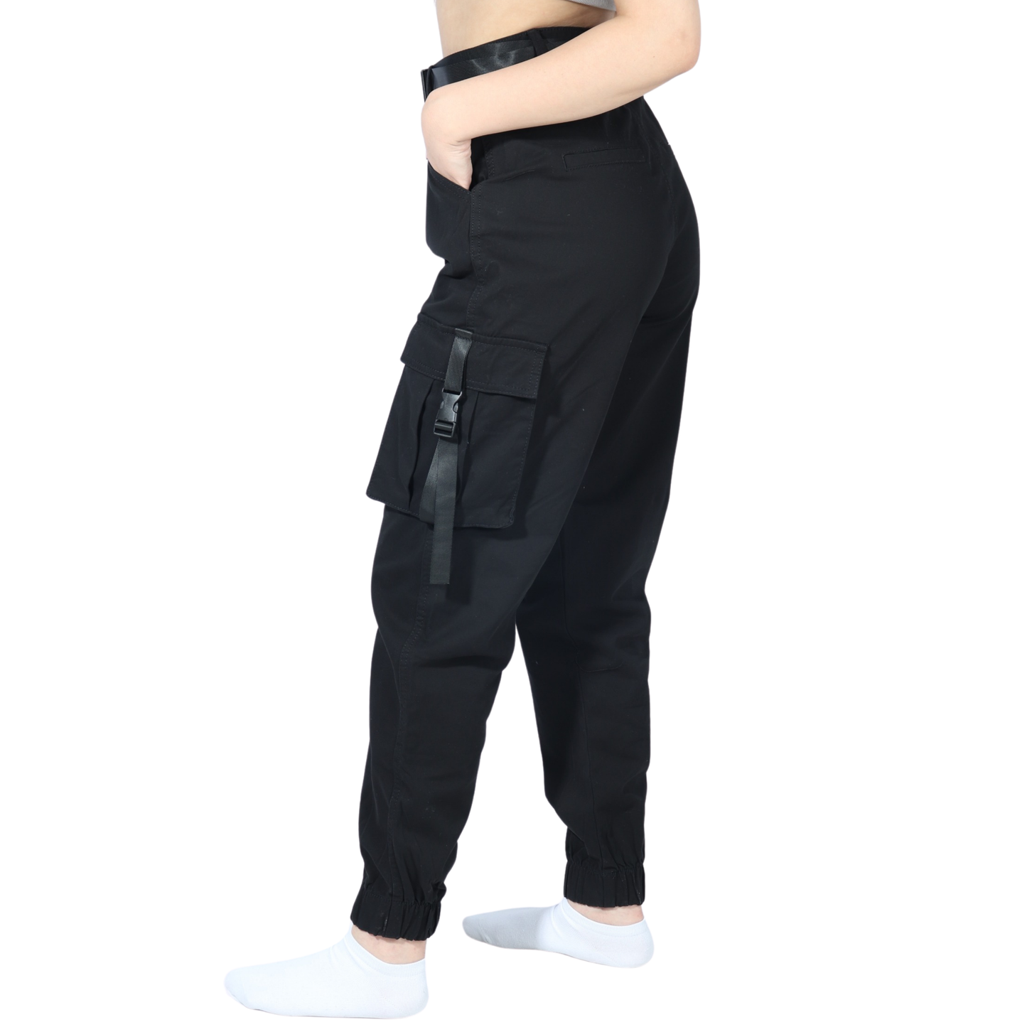 FB SISTER - Cargo pocket bekted pants