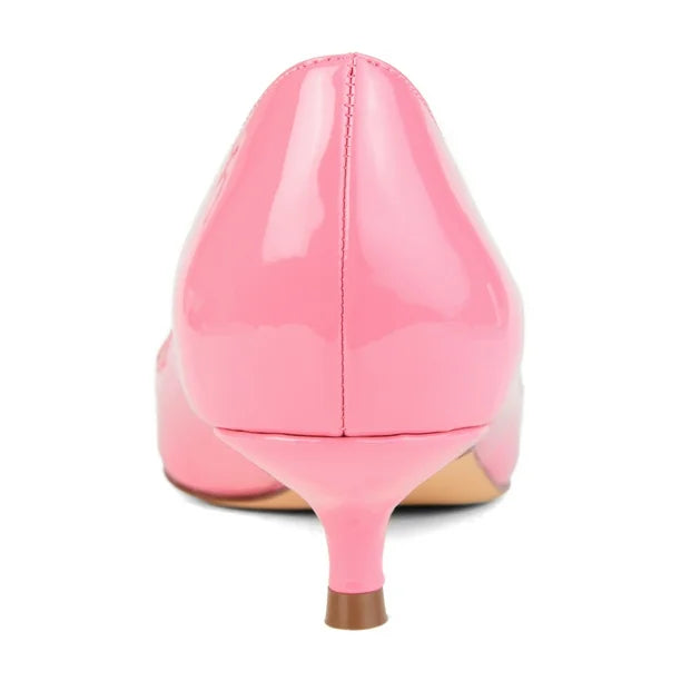 JOURNEE COLLECTION - Lutana Pointed Toe Kitten Heels