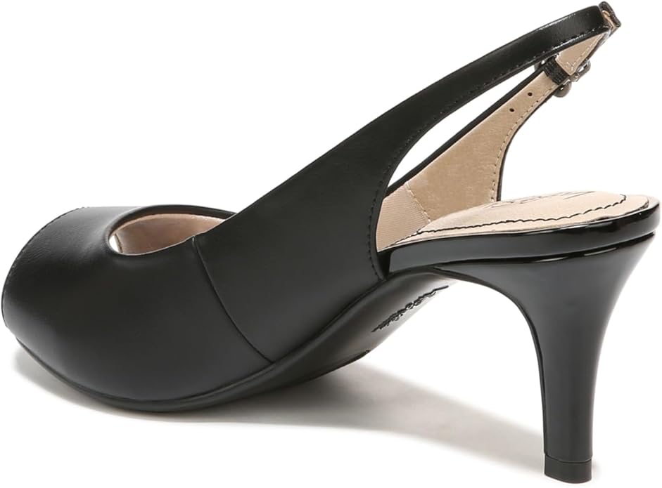 LIFESTRIDE - Slingback Peep Toe Pumps Sandals