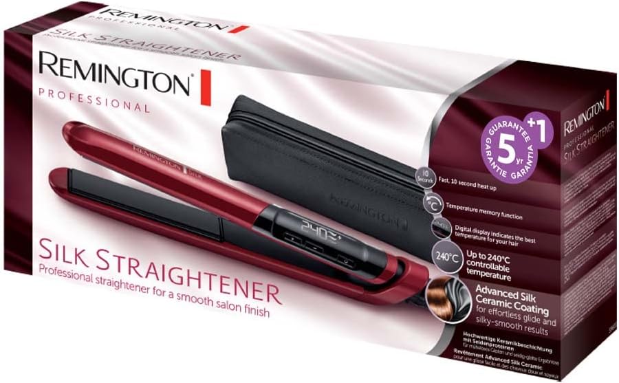 REMINGTON - Silk Straightener with Advanced Silk Ceramic Coating