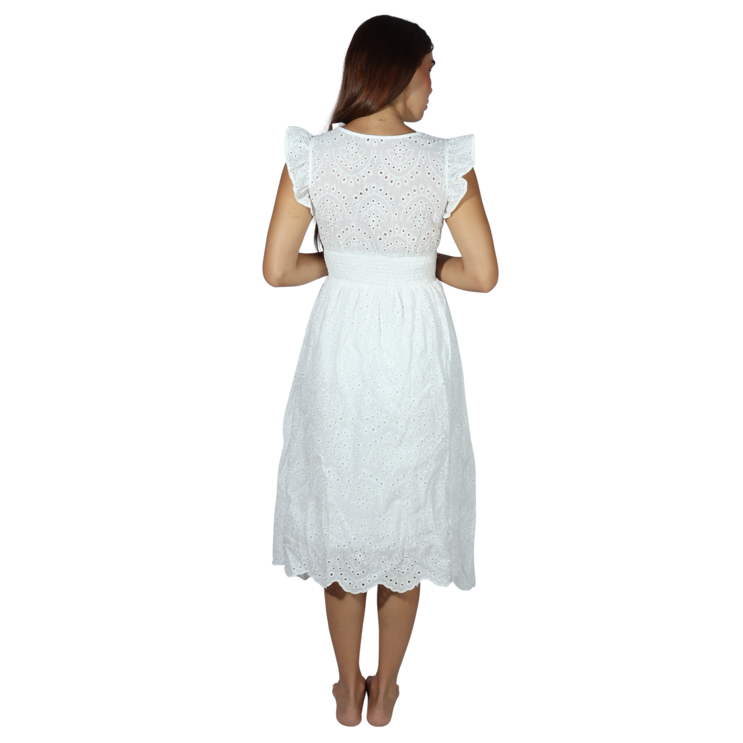 SHEIN - Scallop Trim A-line Dress