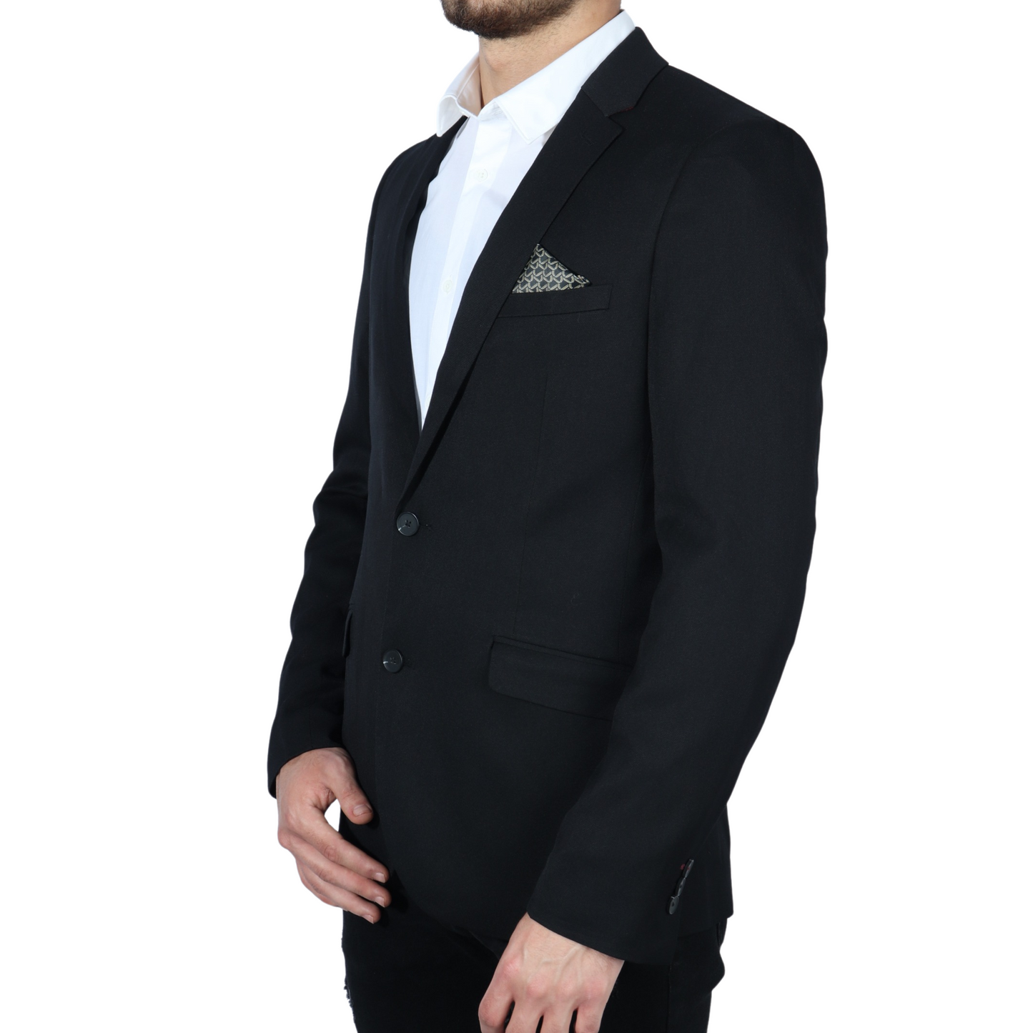 JULES - Pocket chest design solid blazer