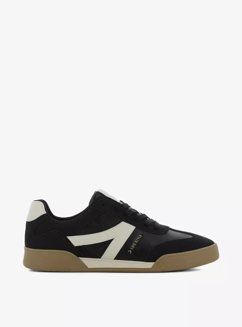 SAFETY JOGGER - Panelled Sneakers with Lace-Up Closure