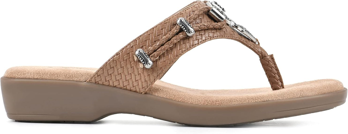 WHITE MOUNTAIN - Cushioned Flip Flop Slipper