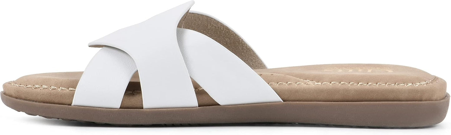 WHITE MOUNTAIN - Fortunate Slide Slipper
