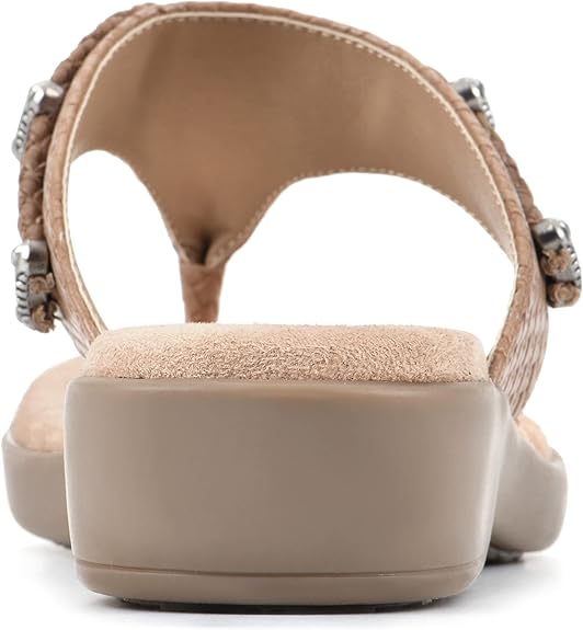 WHITE MOUNTAIN - Cushioned Flip Flop Slipper