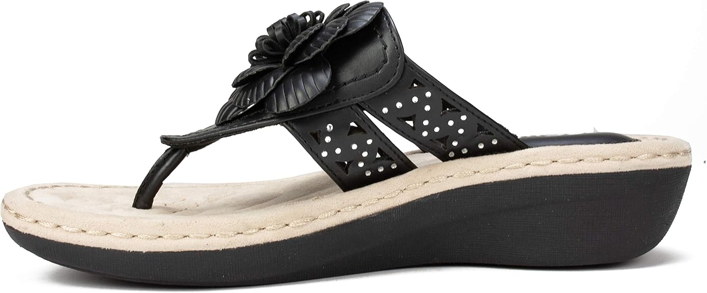 WHITE MOUNTAIN - Wedge slippers
