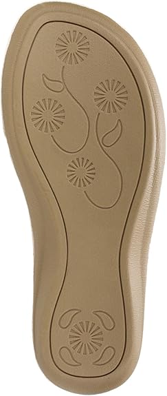 WHITE MOUNTAIN - Faux Leather Laser Cut Thong Slippers