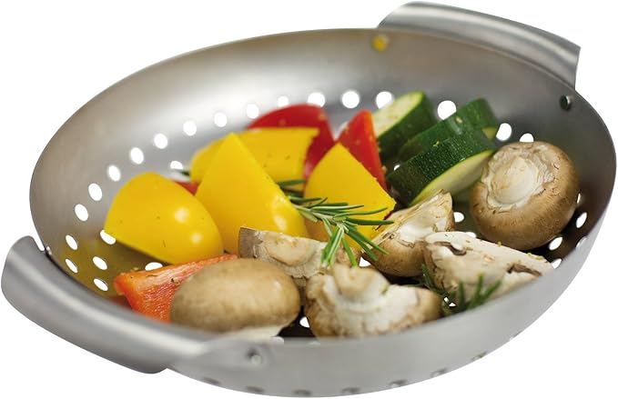 HOME IDEAS - Stainless Steel Round Grill Plate