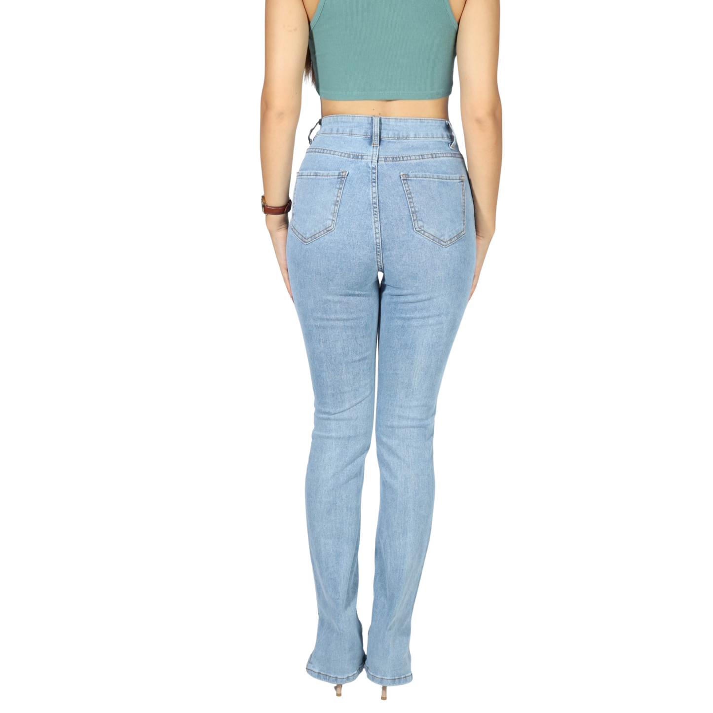 SHEIN - Sides Split Skinny Jeans