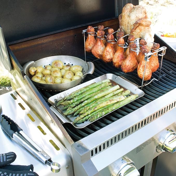 HOME IDEAS - Stainless Steel Round Grill Plate