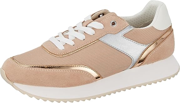 GEOX - Donna Leather-Trim Sneaker