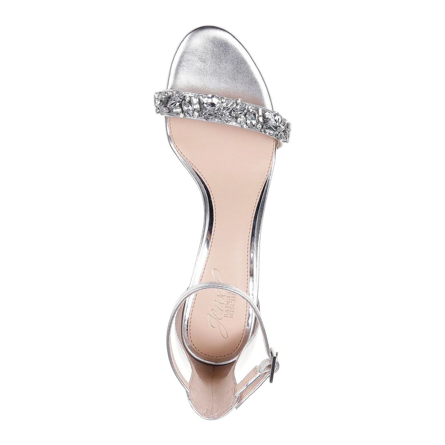 JEWEL BADGLEY - Dash Kitten-Heel Evening Sandals
