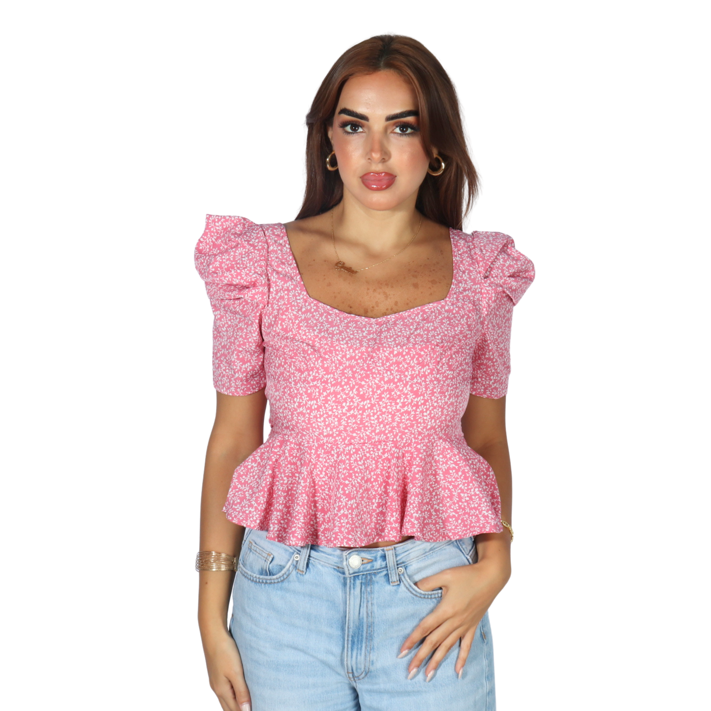 SHEIN - Printed All Over Blouse