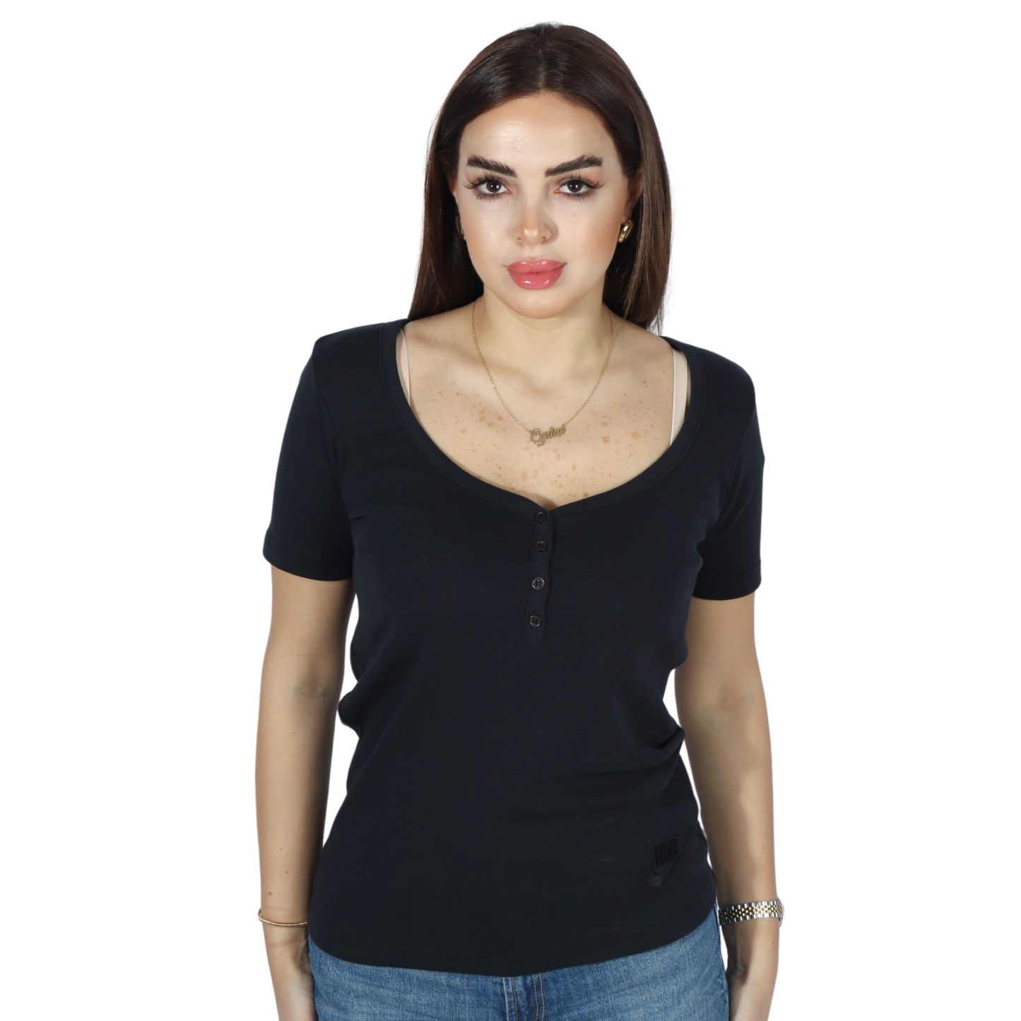 NIKE - Front Buttons T-Shirt