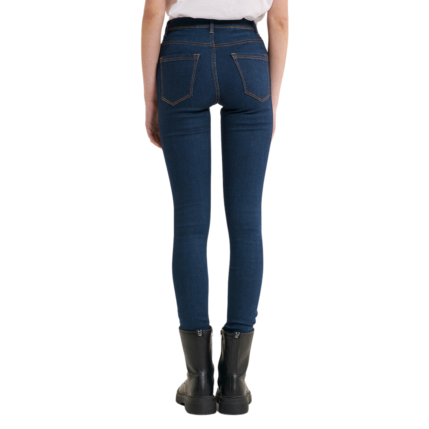 ALCOTT - Skinny leg solid denim pants
