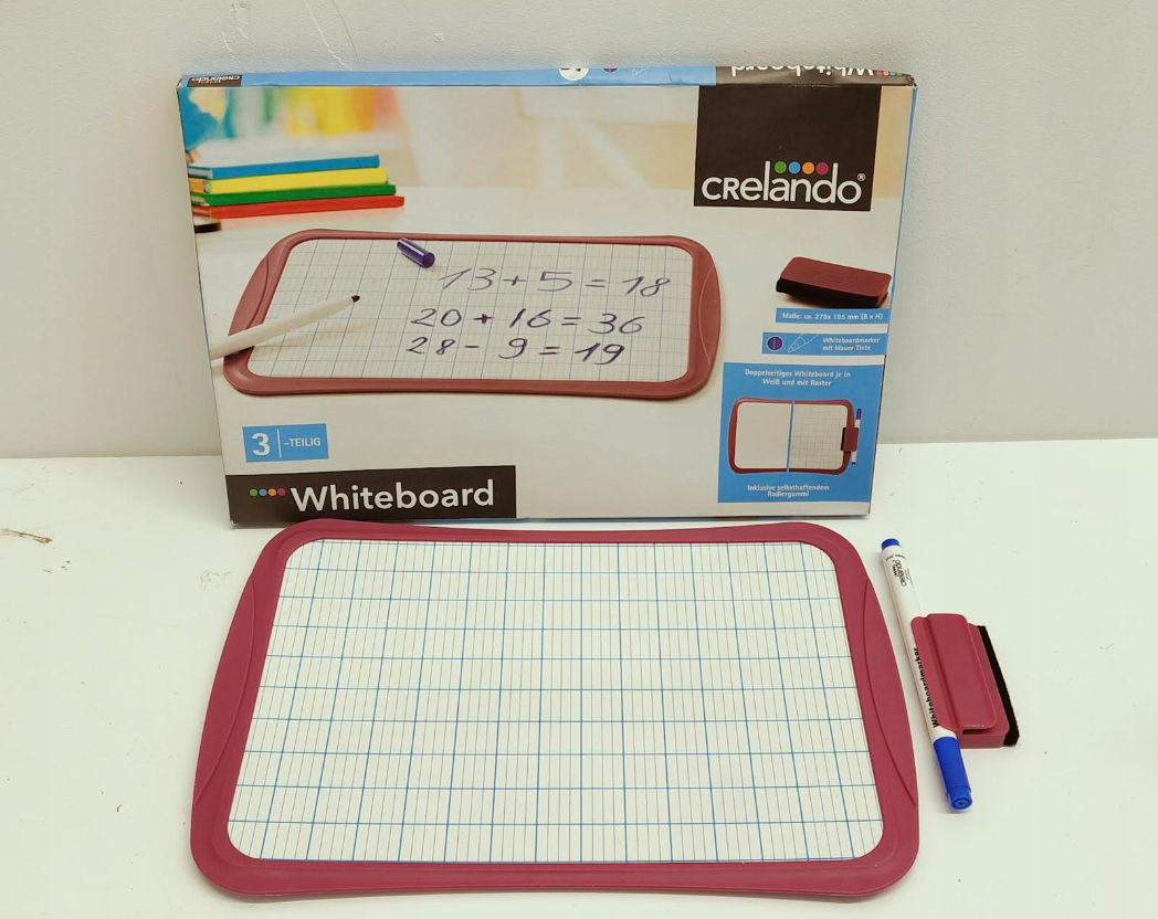 CRELANDO - Double-Sided Dry Erase Board