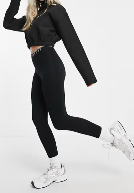 TOPSHOP - Petite Logo Leggings