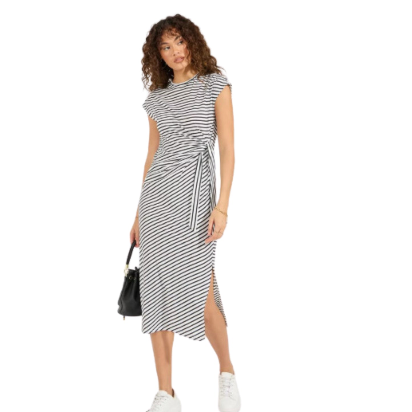 SHEIN - Midi Dress with Side Slit