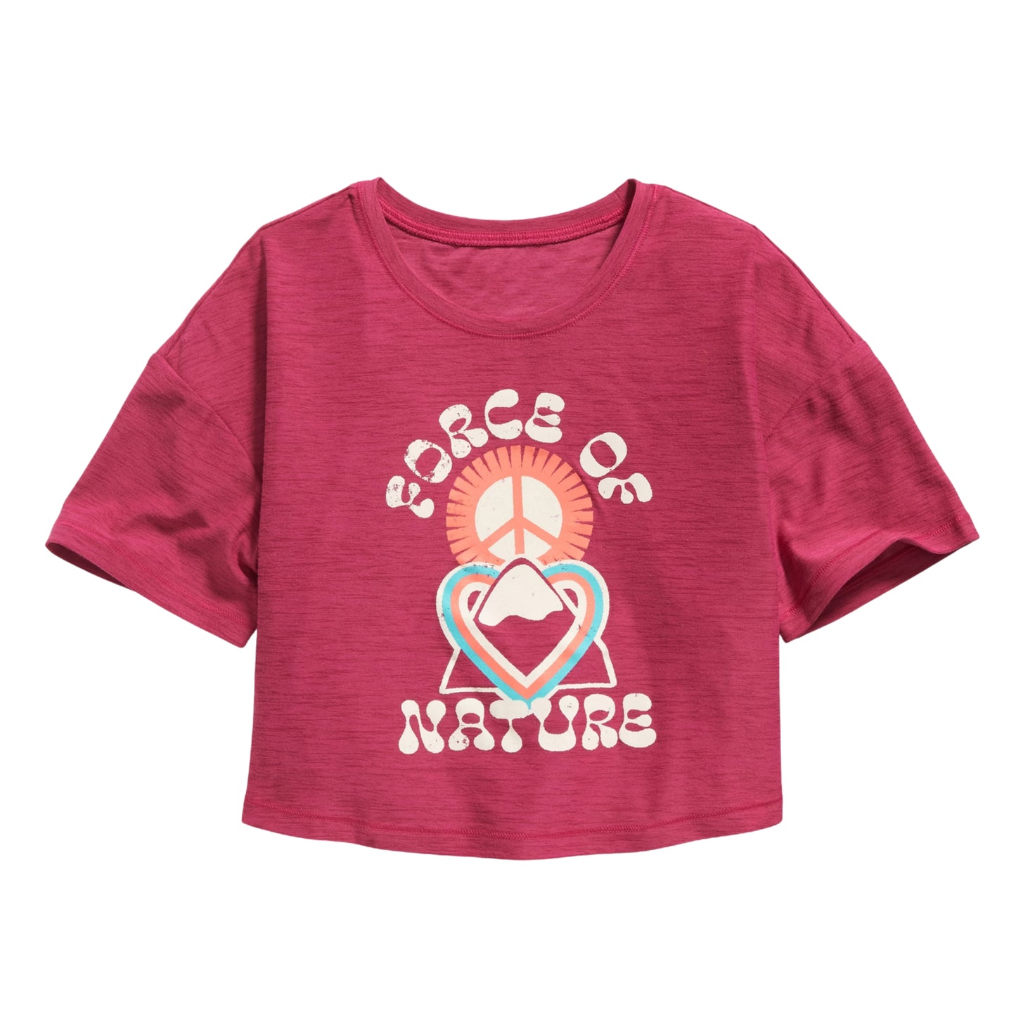 OLD NAVY - Cropped Slub-Knit Performance T-Shirt