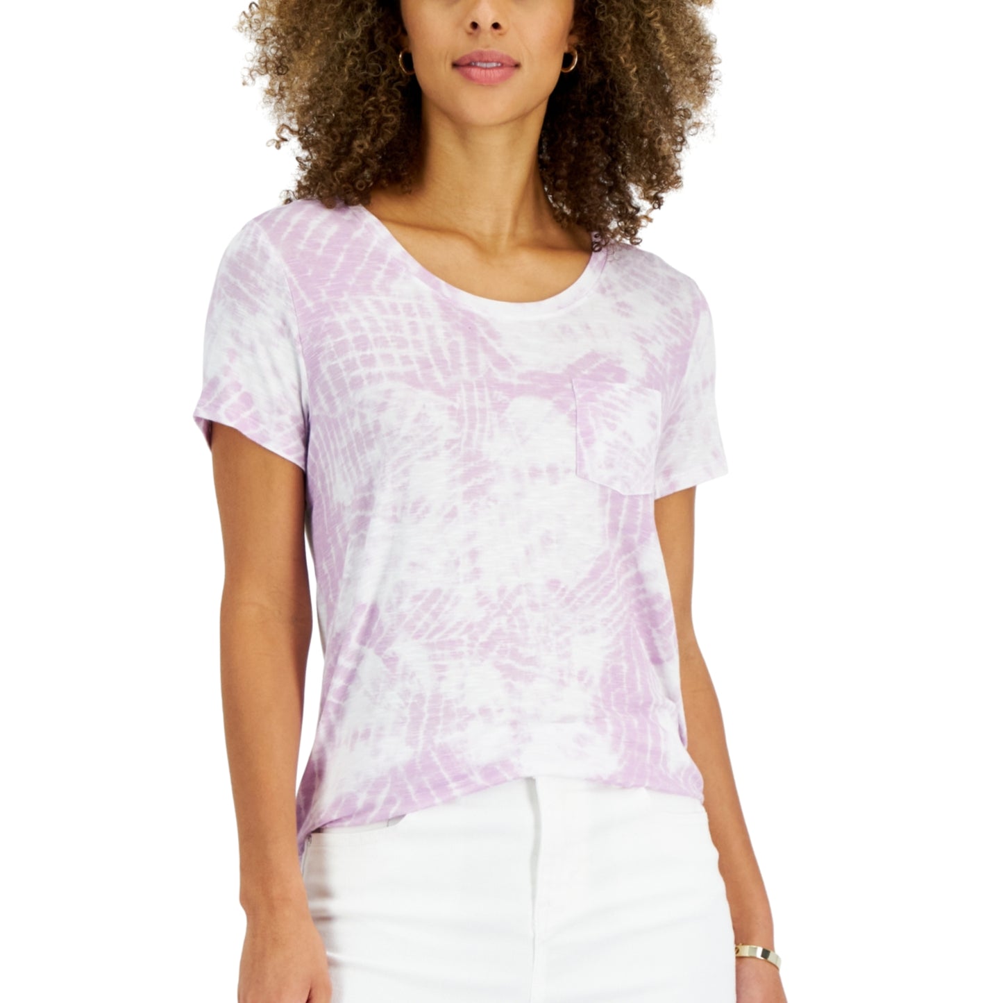 STYLE & CO. - One-Pocket Logo T-Shirt