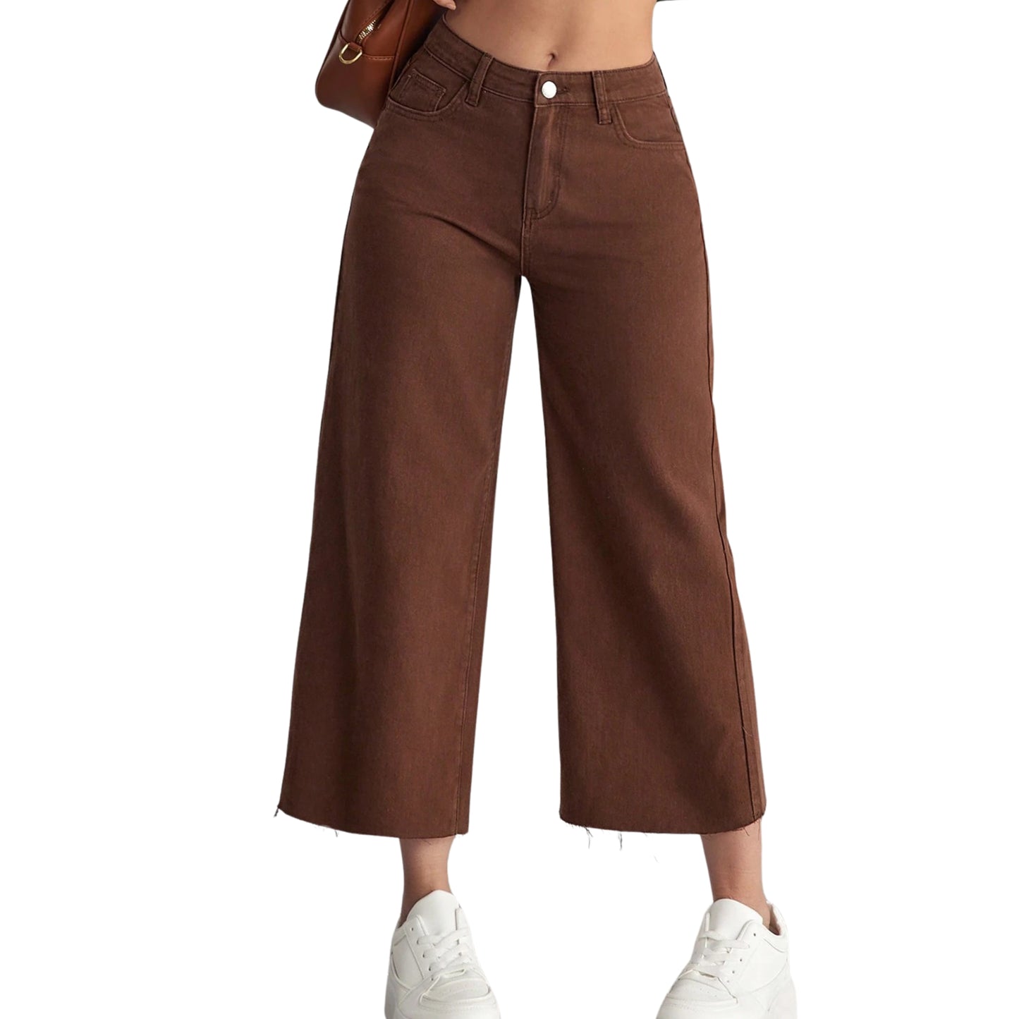 SHEIN - Casual Solid 7/8 Vintage Jeans